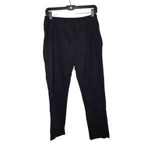 Cut Loose Womens Black Stretch Ankle Pants S Side‎ Zip Minimalist Basic Neutral